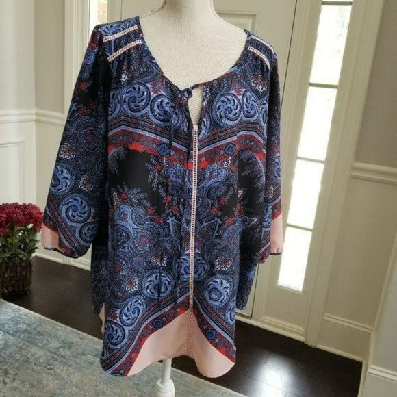 Gibson Latimer Boho Tunic Size XL - Picture 3 of 11